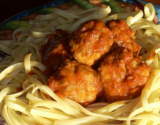 Boulettes de viande aux linguini