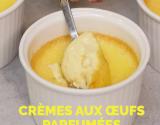 Crème aux œufs parfumée à la verveine