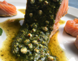 Saumon au pesto