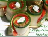 Roulades d'été aux courgettes