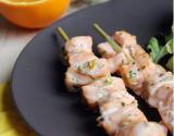 Brochettes de saumon à la citronnelle