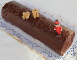 Bûche de Noël aux noix