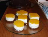 Entremet poire-mangue sur craquant de spéculoos