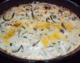 Gratin quenelles courgettes