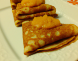 Petites aumônières de crêpes au curry