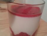 Panna cotta et ses framboises