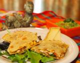 Quesadillas au poulet, maïs et Tomme de Savoie IGP