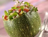 Courgettes farcies végétariennes