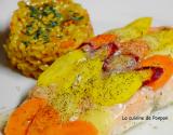 Saumon en papillote aux carottes