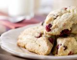 Scones aux cranberries et à l'orange