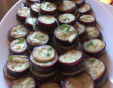 Petits roulés d'Aubergine frais