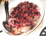 Magret de canard au cassis