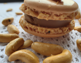 Macaron praliné cacahuète