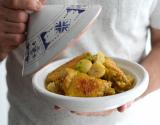 Tajine de poulet au citron confit et au safran