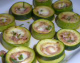 Petits roulés de courgettes