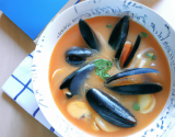 Soupe simple aux moules