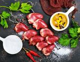 Cœurs de canard à la plancha