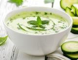 Soupe froide de courgettes