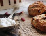 Cookies rustiques au cottage cheese et aux cranberries