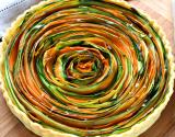 Tarte spirale aux légumes