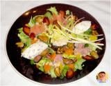 Salade gourmande terre et mer