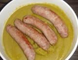 Purée de pois cassés - saucisses