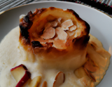 Aumoniere de pommes fondantes et crème d'amandes