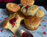 Muffins, cœur coulant confiture de lait