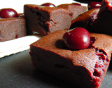 Brownies originaux aux cerises