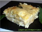 Lasagnes aux 3 fromages et basilic