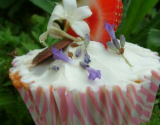 Cupcakes citron et fleurs de lavande