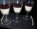 Panna cotta à la crème de cerise