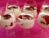 Tiramisu rose et fraises