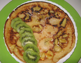 Crêpes aux pommes et amandes