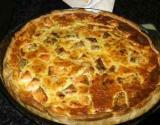 Quiche au saumon et aux pointes d'asperges