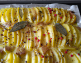 Gratin patate douce / poivron au cumin