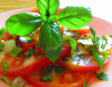 Salade tomate basilic