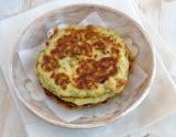 Crêpes de courgettes au fromage de chèvre & pignons