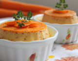 Petits flans de carottes au fromage