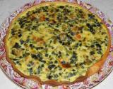 Tarte croustillante tout Roquefortaux poireaux sauvages