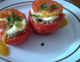 Tomates farcies aux œufs maison