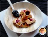 Minis financiers aux amandes et framboises