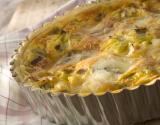 Quiche de poireau au morbier