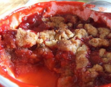 Crumble de fraises au pain d'épices