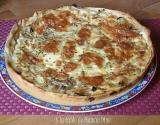 Tarte aux oignons, reblochon et graines de cumin