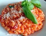 Risotto tomate-lardons