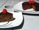 Marbré chocolat noir - framboise