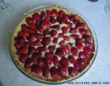 Tarte aux fraises et à la faisselle