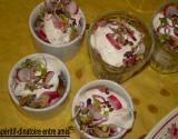 Salade croquante en verrine