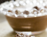 Mousse fondante à la crème de marron et au chocolat maison